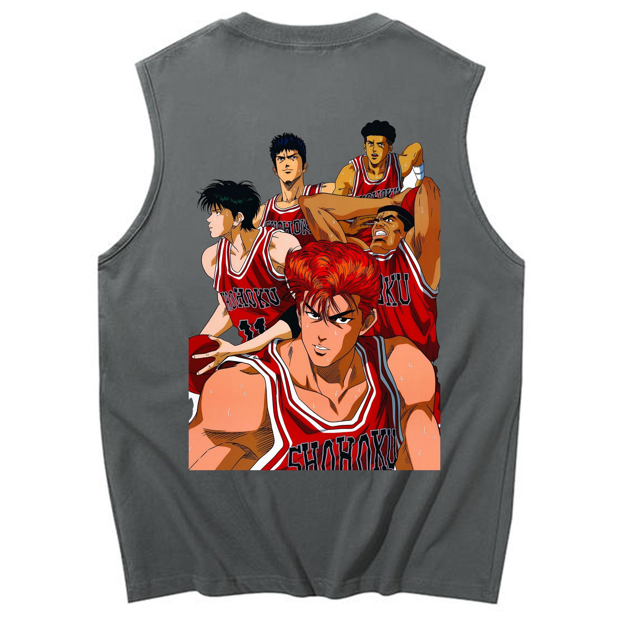 （画像用） SLAM DUNK／スラムダンク コットン100％タンクトップ（背面プリント）